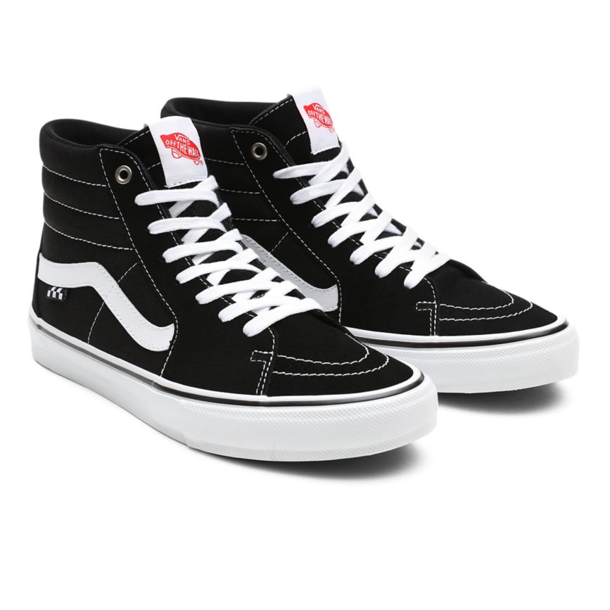 Vans Skate SK8-Hi Dam Svarta/Vita - Vans Höga Skor Sverige (OMIEL1589)